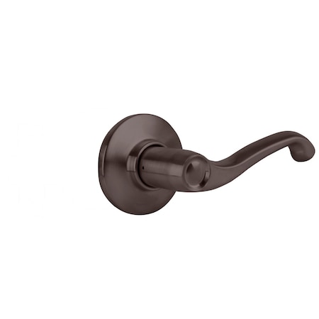 Schlage Grade 2 Tubular Lock, Single Dummy Trim Function, Non-Keyed, Flair Lever, Oil-Rubbed Bronze Finish S170 FLA 613 LH